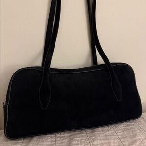 NWT Madewell Top Zip Suede Shoulder Bag